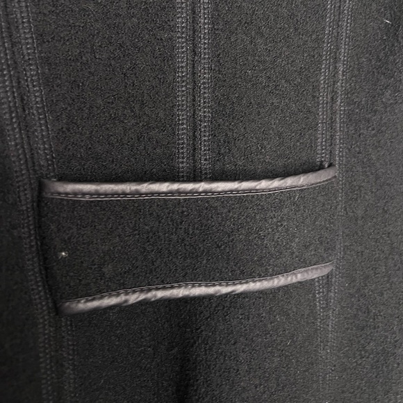 Emporio Armani women’s 100% Virgin Wool Black womens overcoat XS - Picture 7 of 12